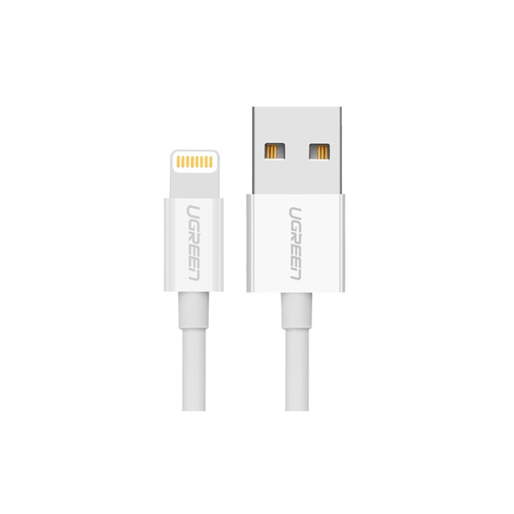 Ugreen 20730 кабел Lightning 2 м Бяла (20730)-0