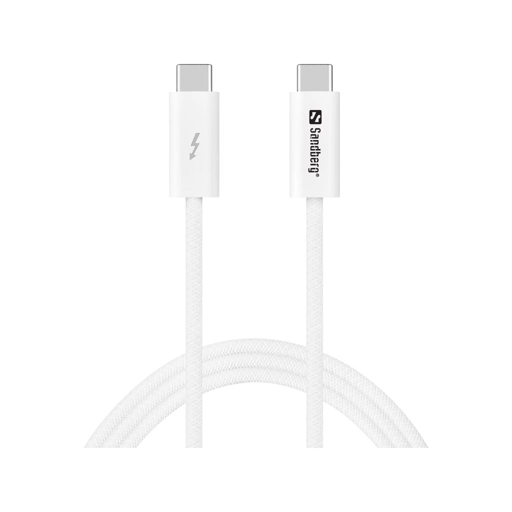 Sandberg 136-56 cabluri USB USB4 Gen 3x2 1 m USB C Alb (136-56)-0