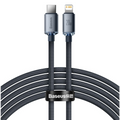 Kabel Baseus USB typ C - Apple Lightning 2 m černý (CAJY000301)-0