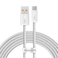Cablu USB, Baseus, USB-C, 100 W, 2 m, Alb (CALD000702)-0
