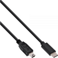 InLine 35753 USB кабел USB 2.0 3 м USB C Mini-USB B Черен (35753)-0