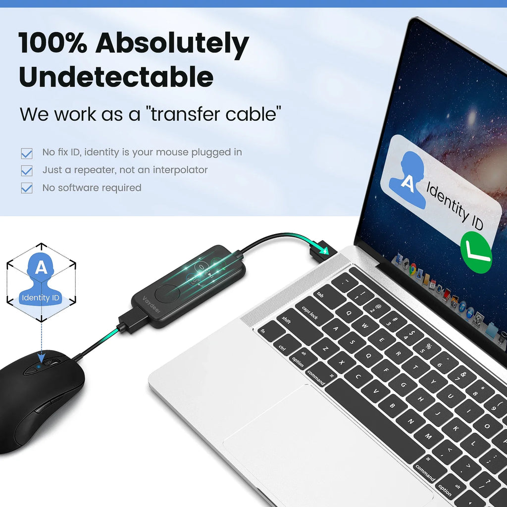 NNEOBA Fully Automatic USB Mouse Jiggler with HD Screen-2