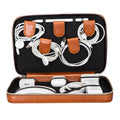 Medicine Handmade Leather Cable Travel Organizer-0