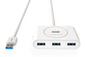 NNEDSZ USB 3.0 4 Ports Hub White 1M (20283)-0