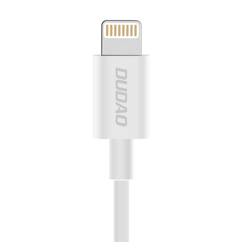 Кабел Dudao, USB към Lightning, 3A, 1m, бял (L1L Lightning 1m)-0