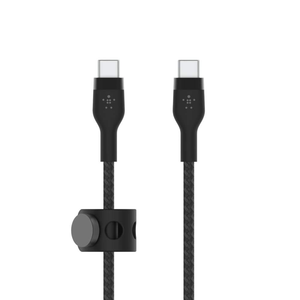 Cablu Type C, Belkin Boost Charge, Silicon, 3m, negru (CAB011bt3MBK)-0