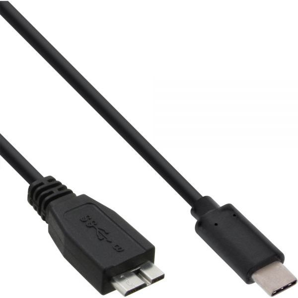 InLine 35722 USB кабел USB 3.2 Gen 2 (3.1 Gen 2) 2 м USB C Micro-USB B Черен (35722)-0