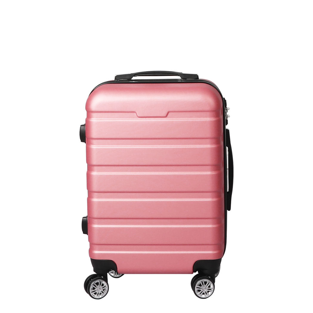 NNEIDS Slimbridge 24"Luggage Case Suitcase Rose Gold 24 inch-0