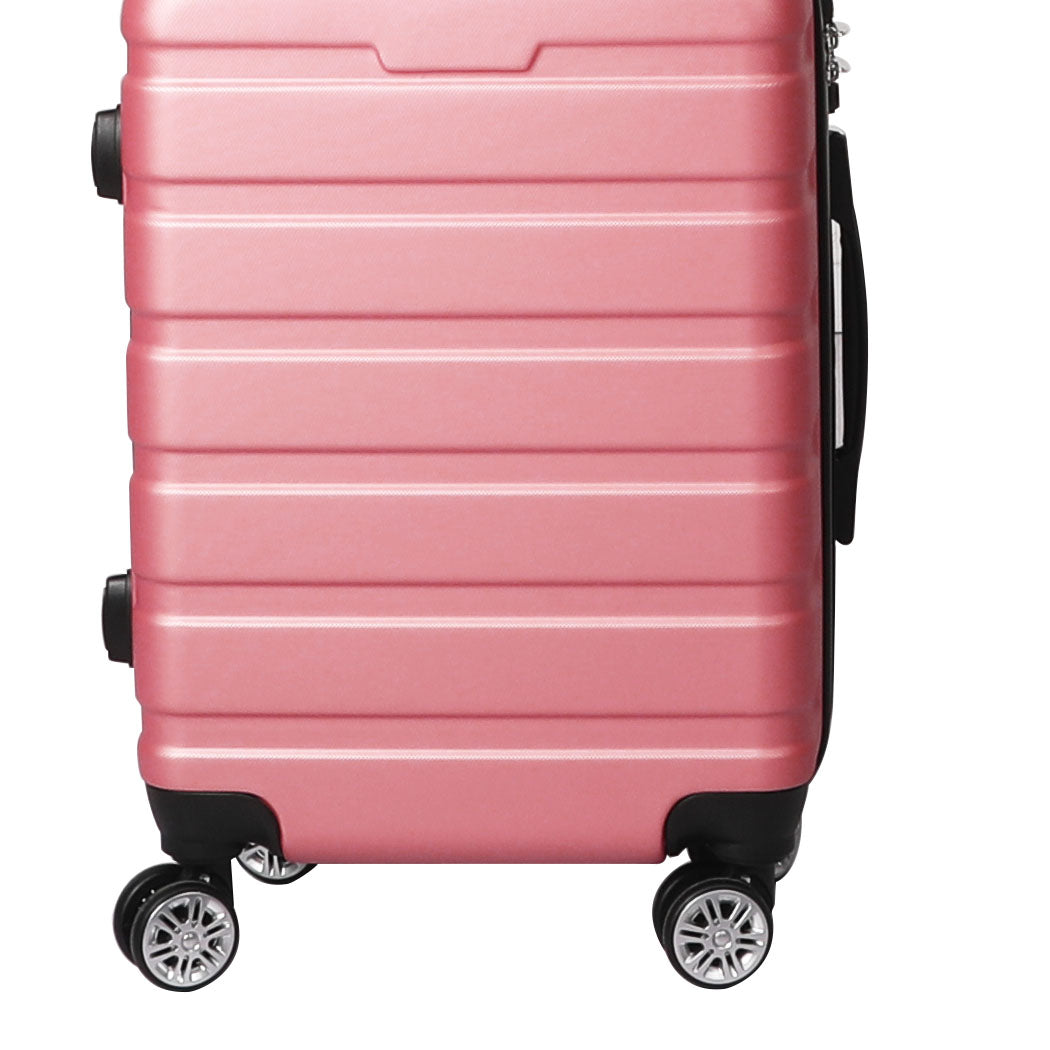 NNEIDS Slimbridge 24"Luggage Case Suitcase Rose Gold 24 inch-2