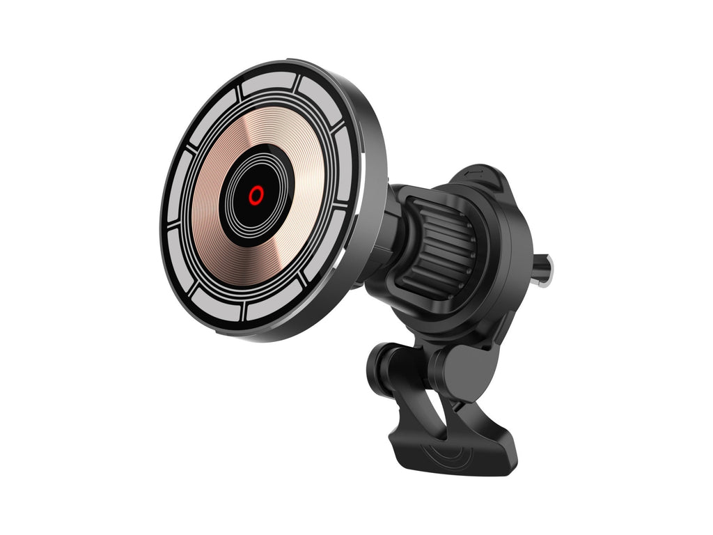 Techancy Suporte Magnético com Carregador Sem Fios 15W TF2824 Preto, Compatível com MagSafe, Rotação 360°, para iP e Qi-0